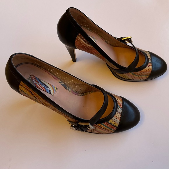 Paul Smith Signature Swirl Print Heels - Picture 2 of 5